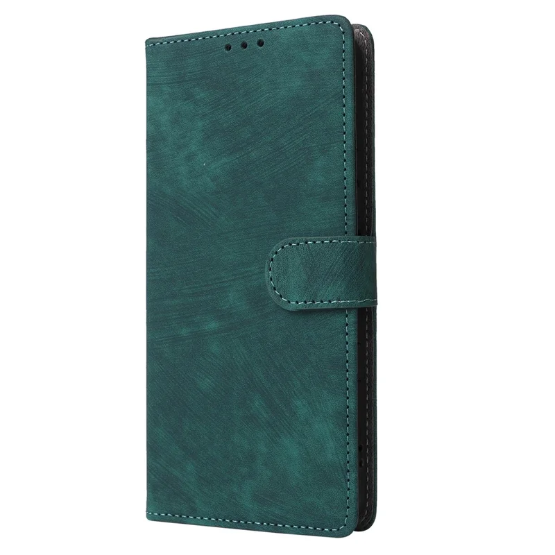 Funda tipo cartera para Infinix Hot 70, funda con protección RFID, cubierta de cuero PU con soporte y correa - Verde