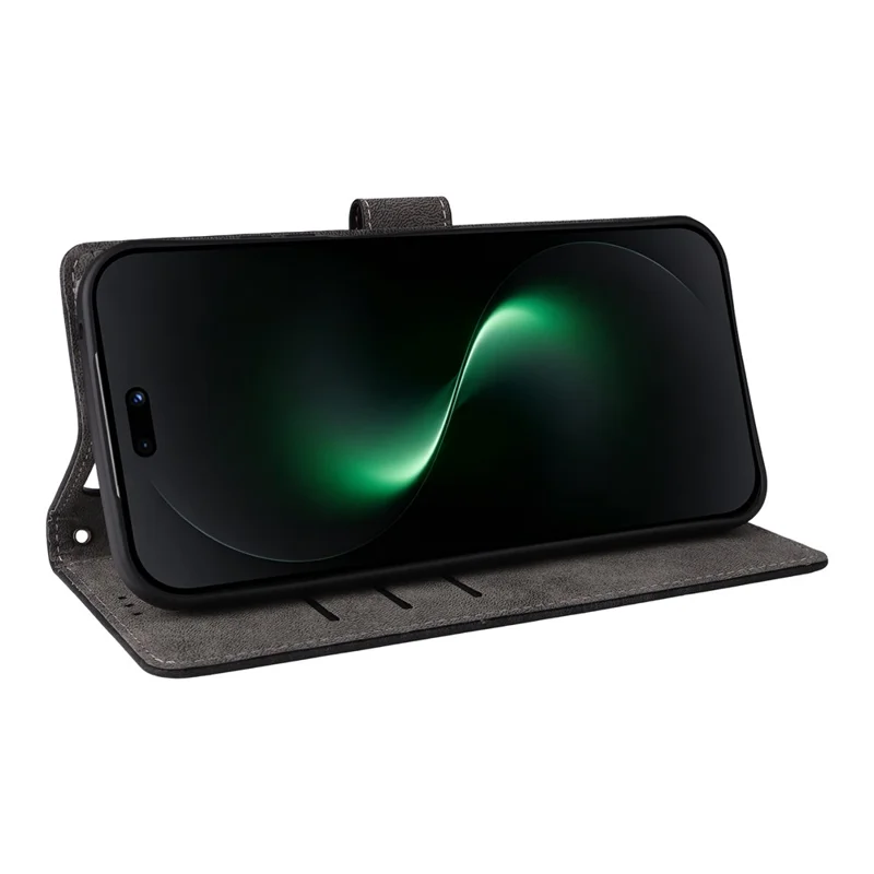 Cover per Huawei nova 15 Pro 5G / nova 15 Ultra 5G con Portafoglio, Blocco RFID, Supporto in Pelle PU con Cinturino - Nero