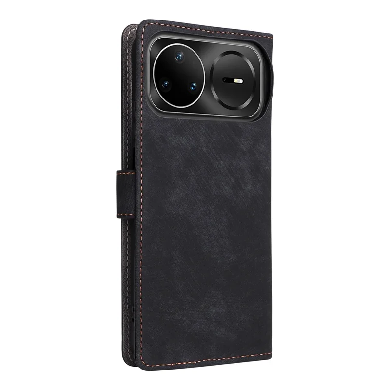 Cover per Huawei nova 15 Pro 5G / nova 15 Ultra 5G con Portafoglio, Blocco RFID, Supporto in Pelle PU con Cinturino - Nero