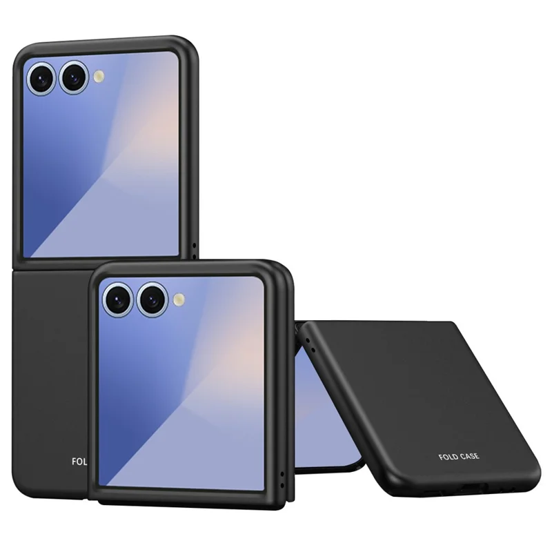 For Samsung Galaxy Z Flip8 Case Skin-Touch Hard PC Phone Cover - Black