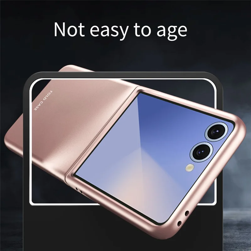 For Samsung Galaxy Z Flip8 Case Skin-Touch Hard PC Phone Cover - Black