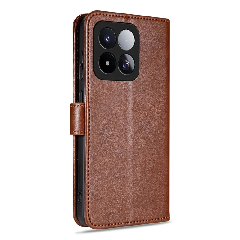 AZNS Für Xiaomi 17 Max Tasche Kratzfeste PU-Leder Stand Wallet Handyhülle - Braun