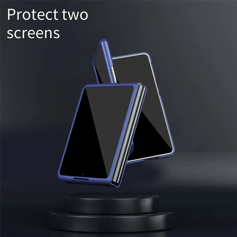 For Samsung Galaxy Z Fold8 Magnetic Case Skin-Touch Matte Hard PC Phone Cover - Black