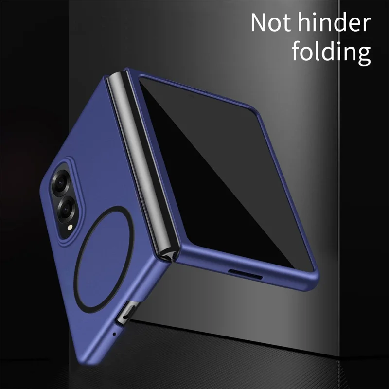 For Samsung Galaxy Z Fold8 Magnetic Case Skin-Touch Matte Hard PC Phone Cover - Black