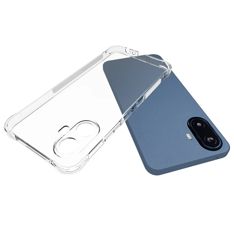 Für TCL K70 Nxtpaper 5G TPU-Hülle, rutschfeste, stoßsichere Handyhülle - Transparent