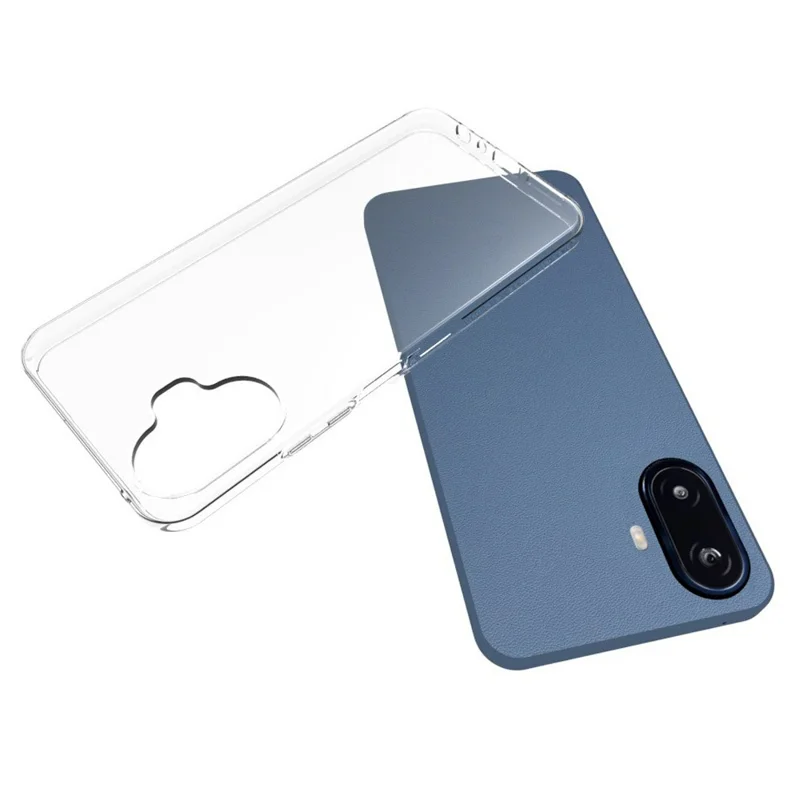 For TCL K70 Nxtpaper 5G Case Modstand mod vandmærker TPU Telefon Bagdæksel - Transparent