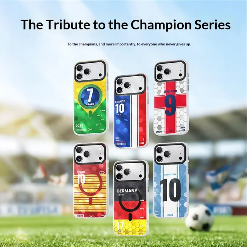 BENKS D3 for iPhone 17 Pro Max Magnetic Case Football Theme TPU Shockproof Phone Cover - German Will