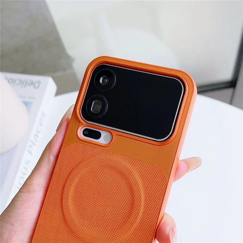 For Xiaomi 17 Pro Max Magnetic Case Ring Kickstand Tech Fabric Coated PC + TPU Phone Back Cover with Tempered Glass Screen Protector - Dark Grey