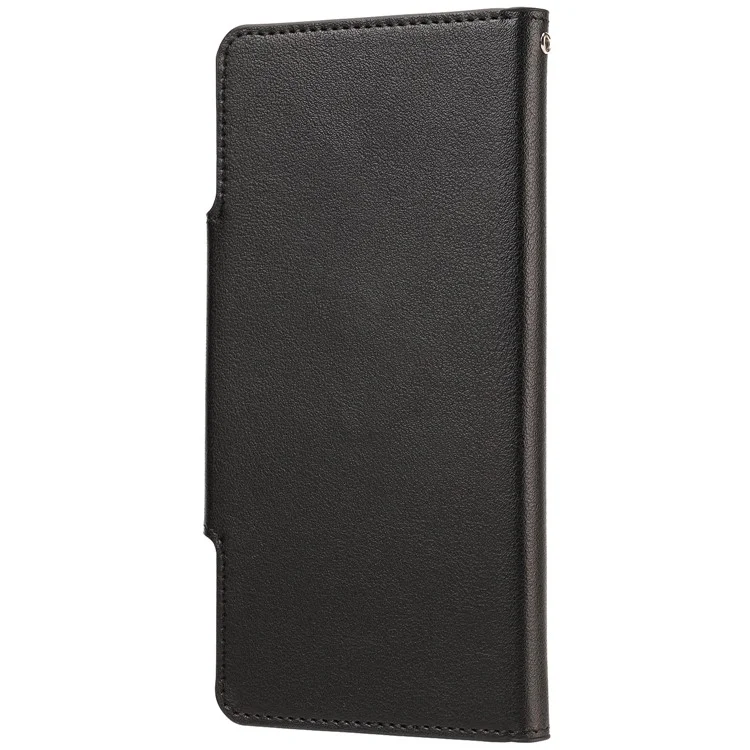 Detachable Phone Cover For Samsung Galaxy S23 Slim PU Leather+TPU Flip Wallet Drop-proof Phone Case - Black