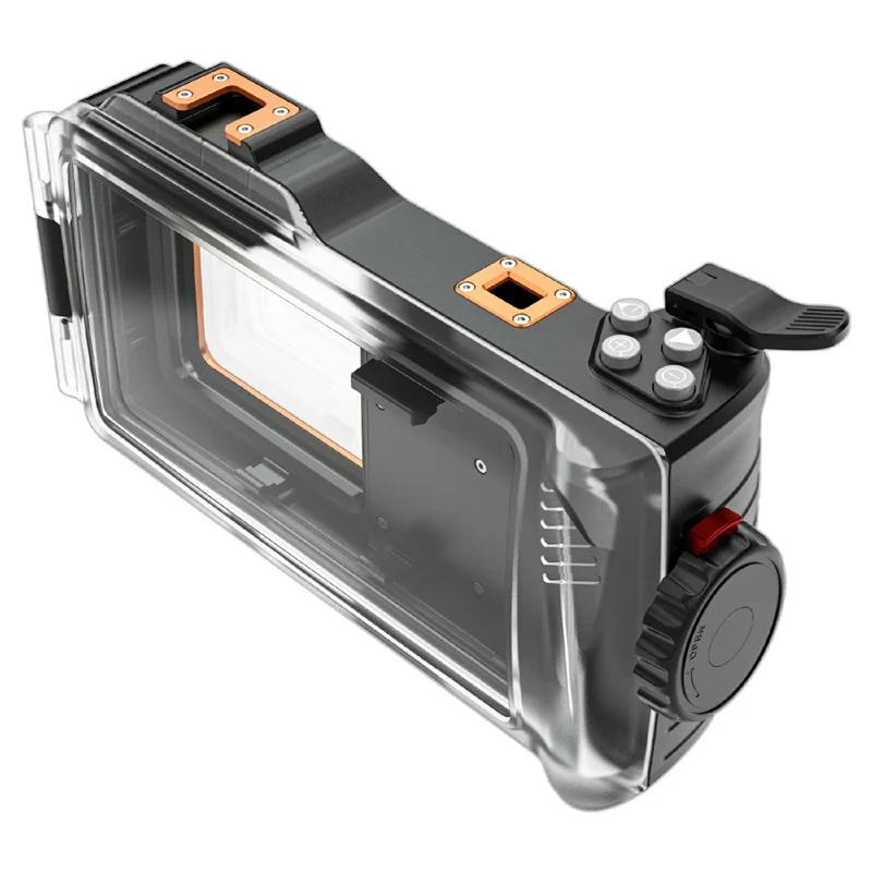 For iPhone 17 Diving Waterproof Case 45m / 147ft Underwater Photography Surfing Photo Video Housing Cover