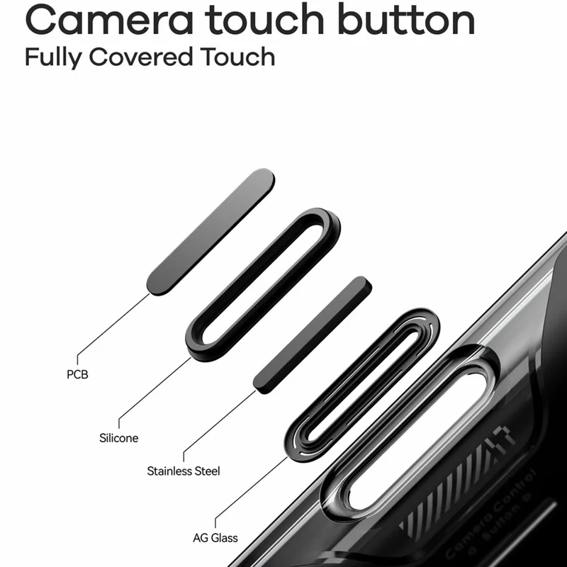 AULUMU A17 For iPhone 17 Pro Shockproof Case PC + TPU Phone Cover with Aluminum Alloy Camera Frame - Black
