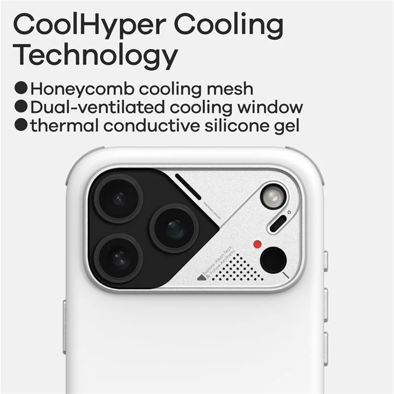 AULUMU A17 For iPhone 17 Pro Shockproof Case PC + TPU Phone Cover with Aluminum Alloy Camera Frame - Black