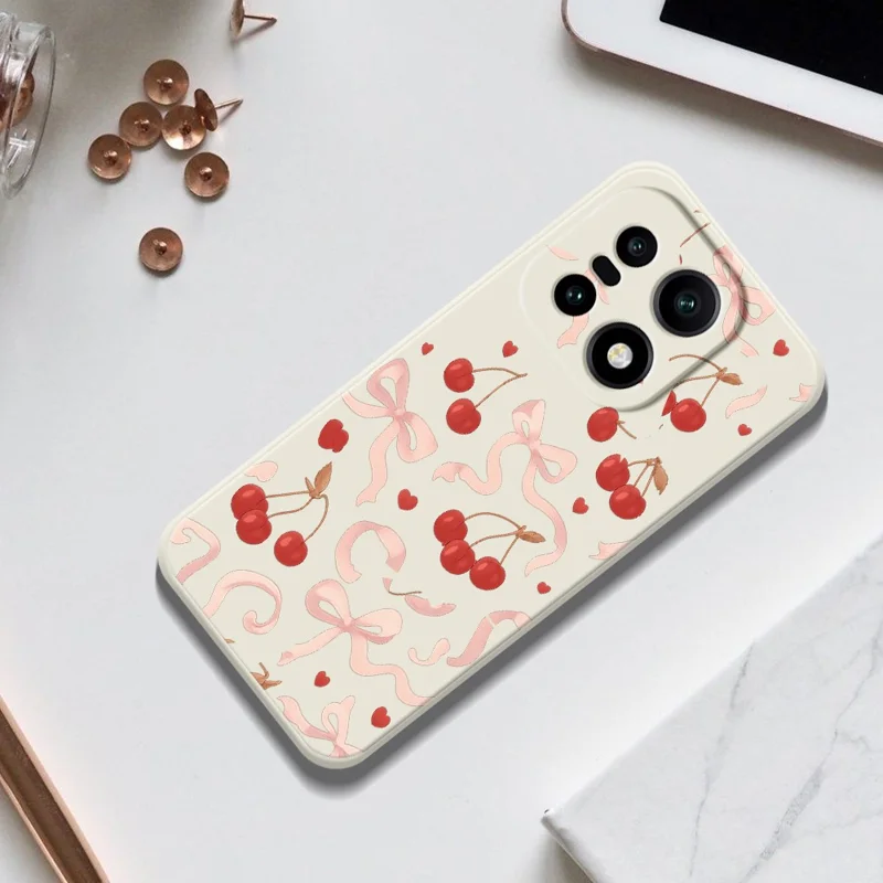 För OnePlus 15 5G-fodral Stort slö-bär-mönster Utskrift Raka kanter TPU mobil bakplatta - Beige