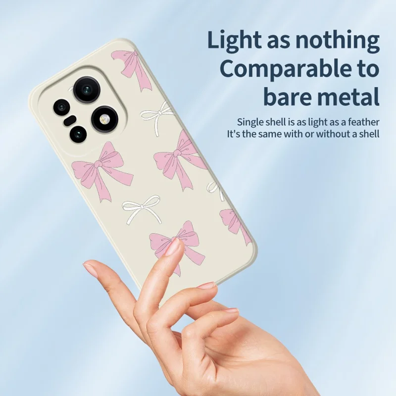 För OnePlus 15 5G-skåll Rosa prickar mönstertryckck Raka kanter TPU mobil baksida - Beige