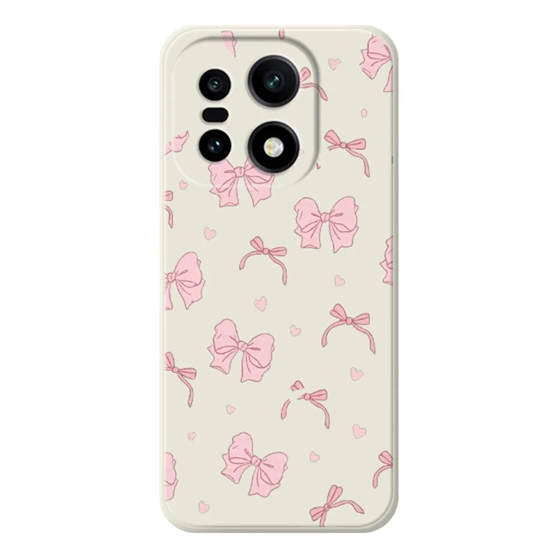 För OnePlus 15 5G-skåll Rosa slöjbokpricktryck Raka kanter TPU mobil baklåda - Beige