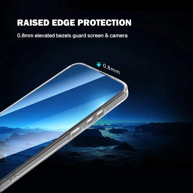 LEREACH TOC Series for Xiaomi 17T Pro Case TPU + Acrylic Phone Cover - Transparent