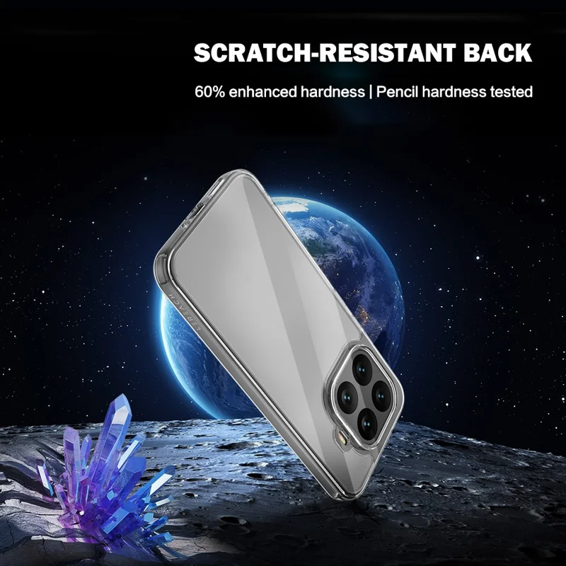 LEREACH TOC Series for Xiaomi 17T Pro Case TPU + Acrylic Phone Cover - Transparent