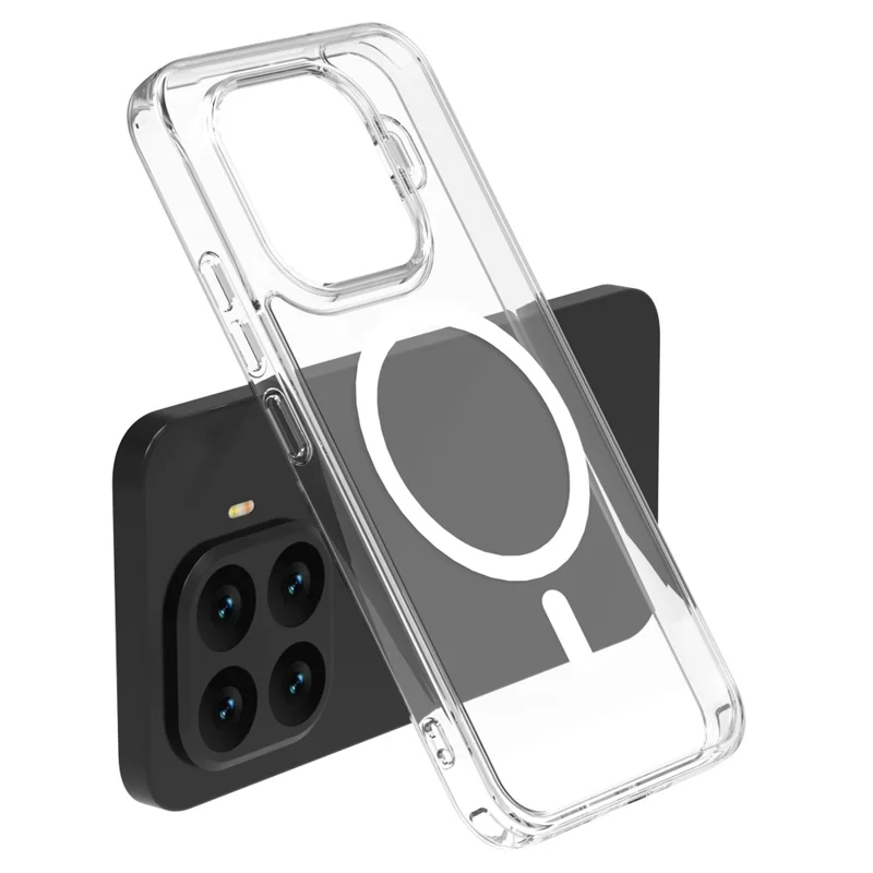 LEREACH TOC Series for Xiaomi 17T Pro Magnetic Case TPU + Acrylic Phone Cover - Transparent