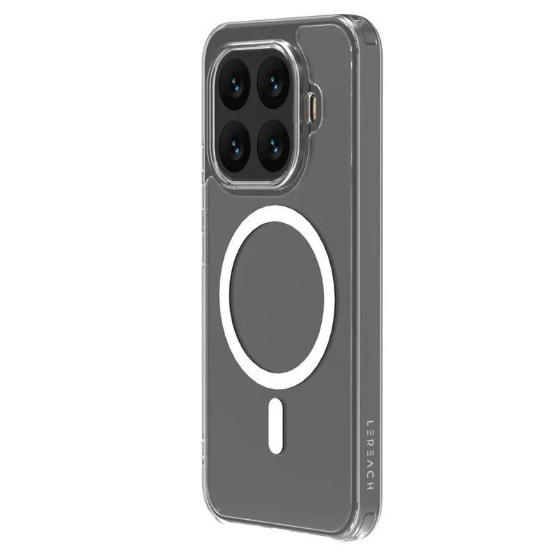 LEREACH TOC Series for Xiaomi 17T Pro Magnetic Case TPU + Acrylic Phone Cover - Transparent