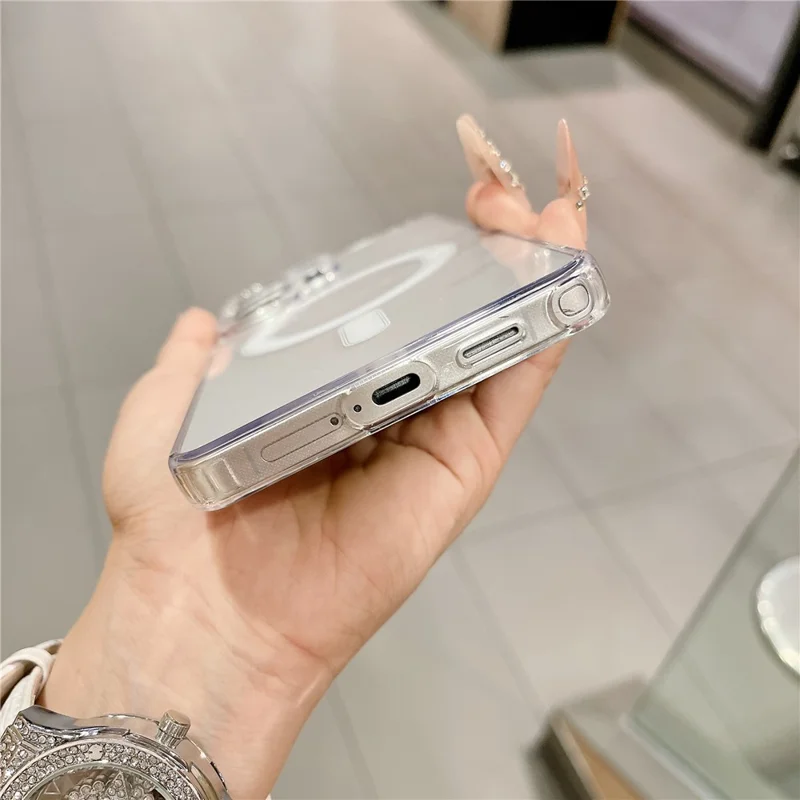 For Samsung Galaxy S26 Ultra Magnetic Case Slim Soft TPU Crystal Clear Phone Cover - Transparent