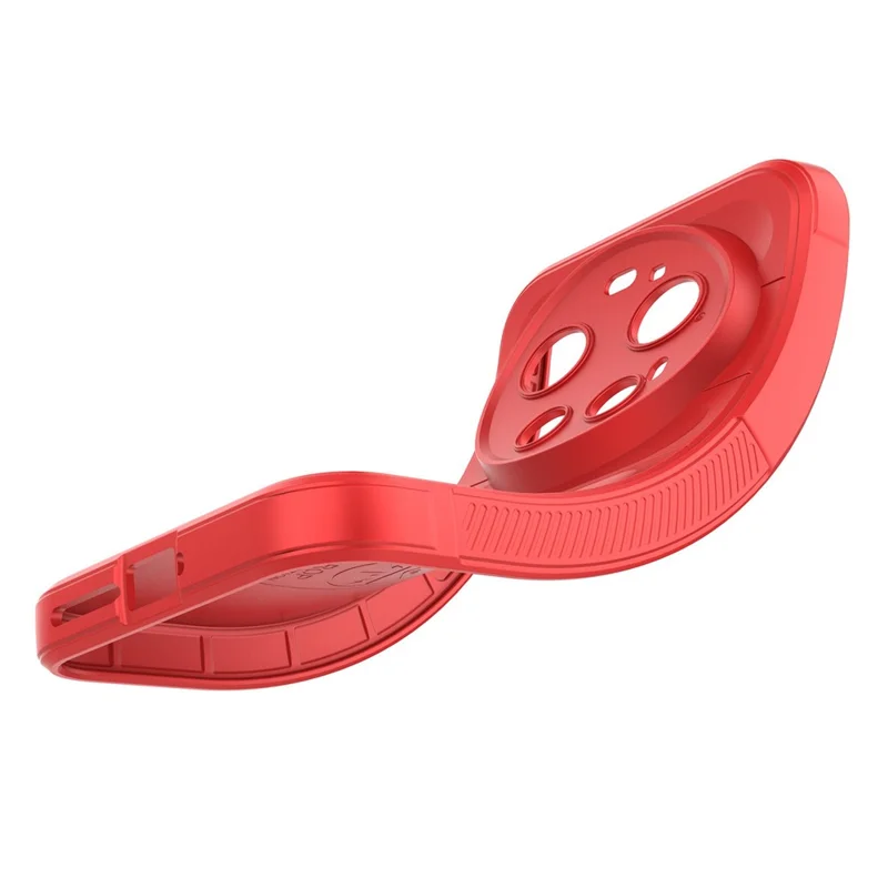 For Xiaomi 17 Ultra 5G Phone Case Anti-Drop Soft TPU Rugged Back Cover - Red