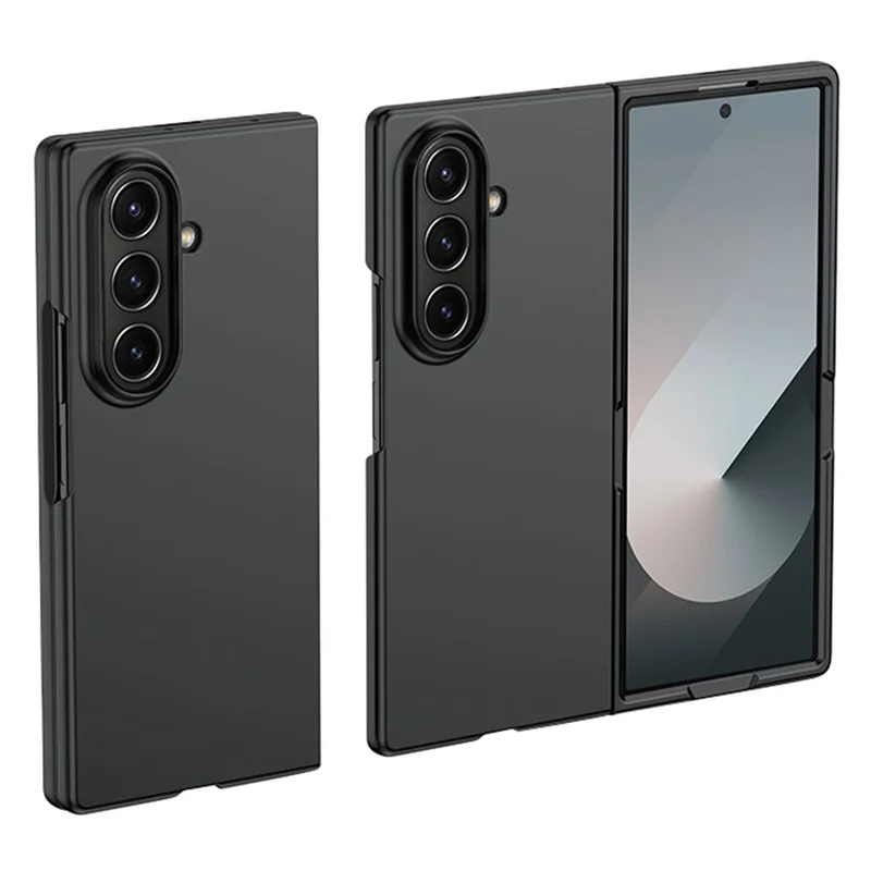 For Samsung Galaxy Z Fold8 Ultra Case Skin-Touch Texture Hard PC Folding Phone Cover - Black