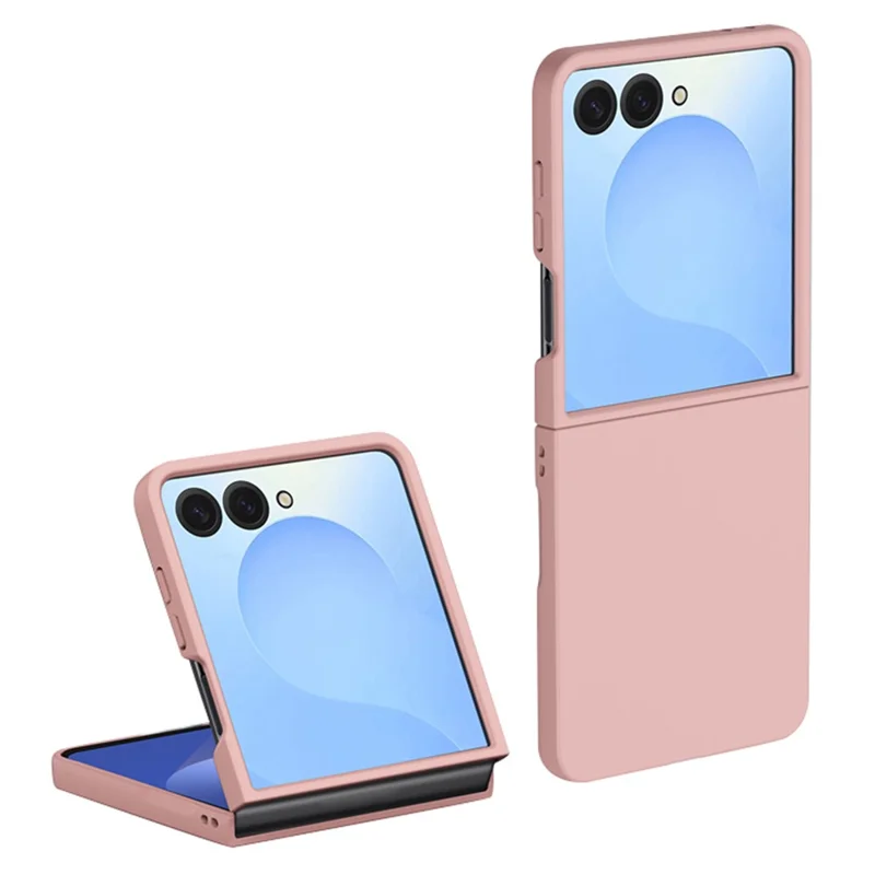 Capa para Telemóvel For Samsung Galaxy Z Flip8, Capa Rígida em PC com Textura ao Toque, Cor Rosa