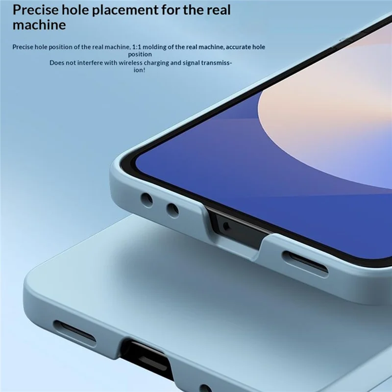 Capa para Telemóvel PC com Sensação ao Toque para Samsung Galaxy Z Flip8 com Proteção de Dobradiça - Verde Claro