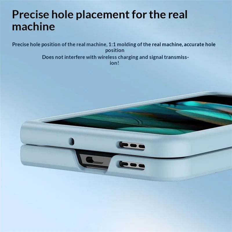 For Samsung Galaxy Z Fold8 Ultra Case Skin Feel PC Phone Cover with Hinge Protection - Black