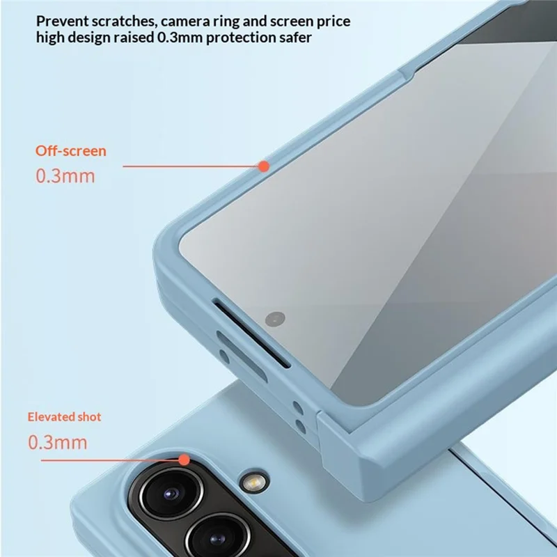 For Samsung Galaxy Z Fold8 Ultra Case Skin Feel PC Phone Cover with Hinge Protection - Black