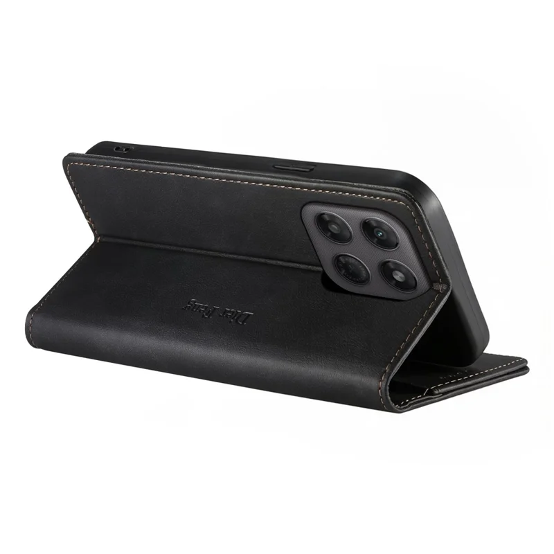 DIERFENG DF-019 per Motorola Edge 70 Pro 5G Custodia Portafoglio in Pelle con Chiusura Magnetica, Slot per Schede e Blocco RFID - Nero