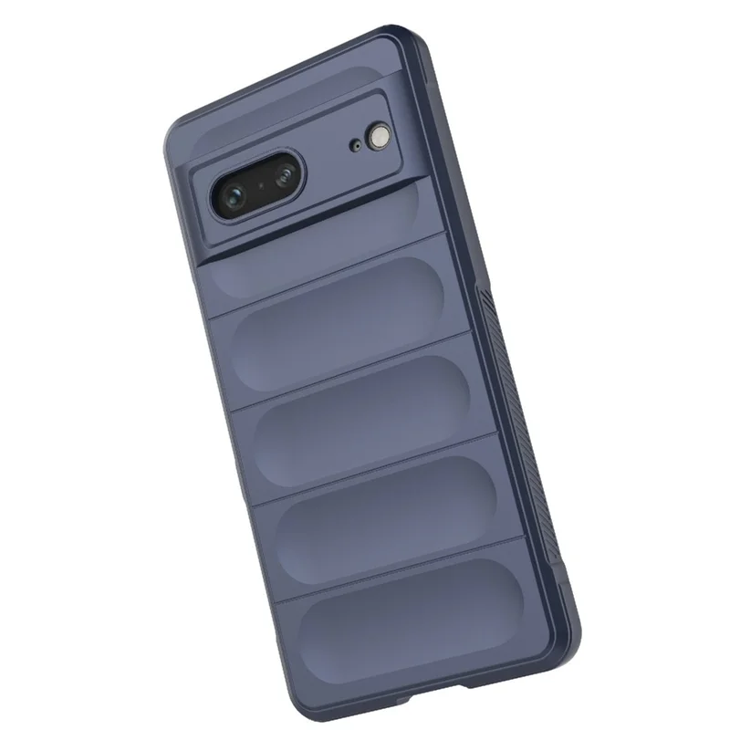 For Google Pixel 7 5G Drop-proof Smartphone Back Cover Flexible TPU Protective Phone Case - Dark Blue