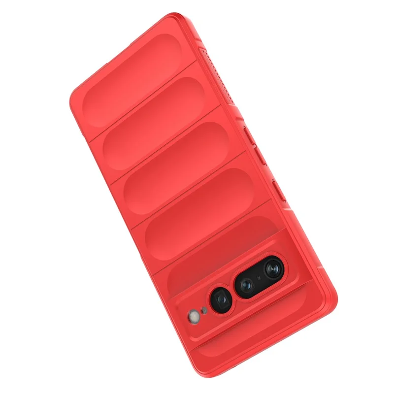 Anti-drop Phone Case For Google Pixel 7 Pro 5G Soft TPU Impact-Resistant Smartphone Back Cover - Red
