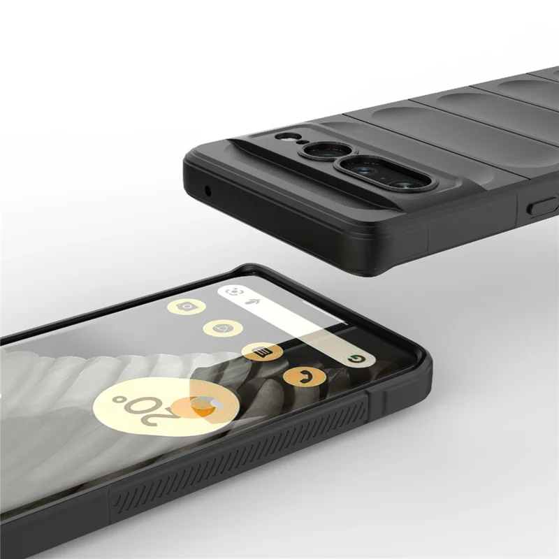 Funda protectora para teléfono Anti-drop para Google Pixel 7 Pro 5G, de TPU suave y resistente al impacto, cubierta posterior para smartphone - Blanco