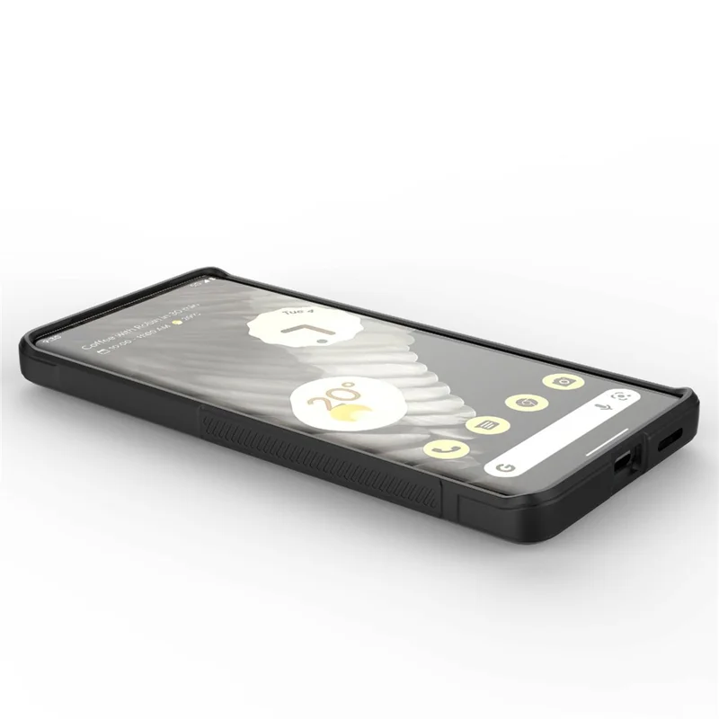 Funda protectora para teléfono Anti-drop para Google Pixel 7 Pro 5G, de TPU suave y resistente al impacto, cubierta posterior para smartphone - Blanco