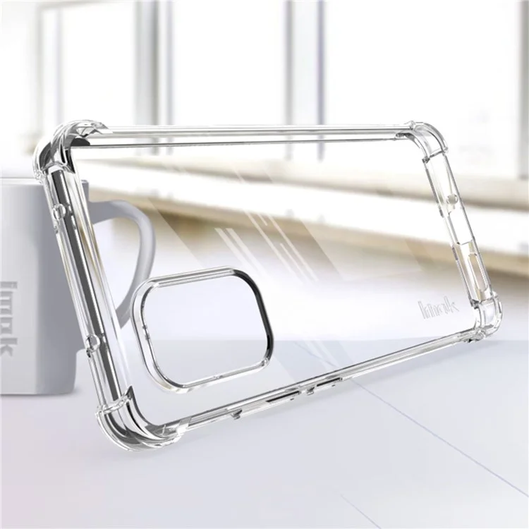 IMAK para Nokia X30 5G Funda Protectora de Teléfono con Airbag en las Cuatro Esquinas, Antichoque, de TPU Flexible - Transparente