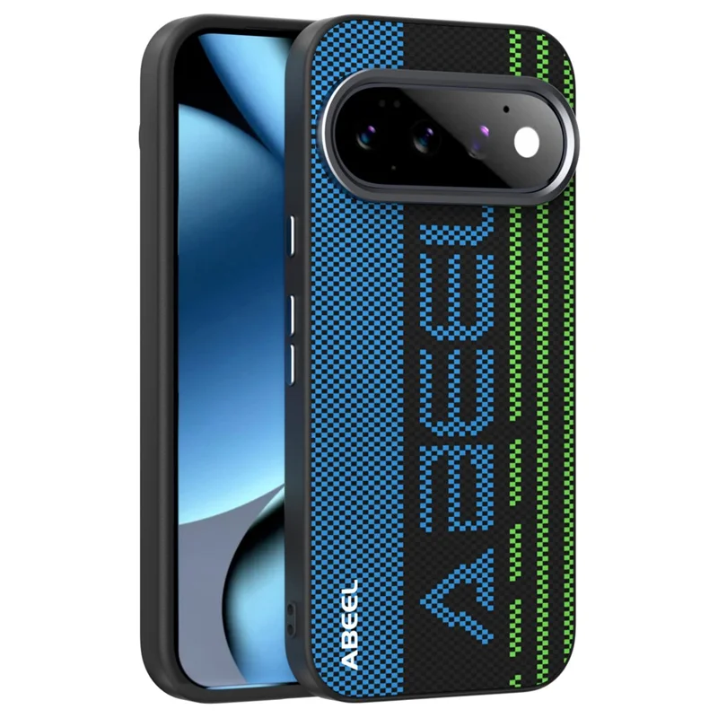 ABEEL For Google Pixel 11 / Pixel 11 Pro Magnetic Case Micro-Embossing 6D Printed PC TPU Aluminum Alloy Leather Phone Cover - Outstanding No. 1