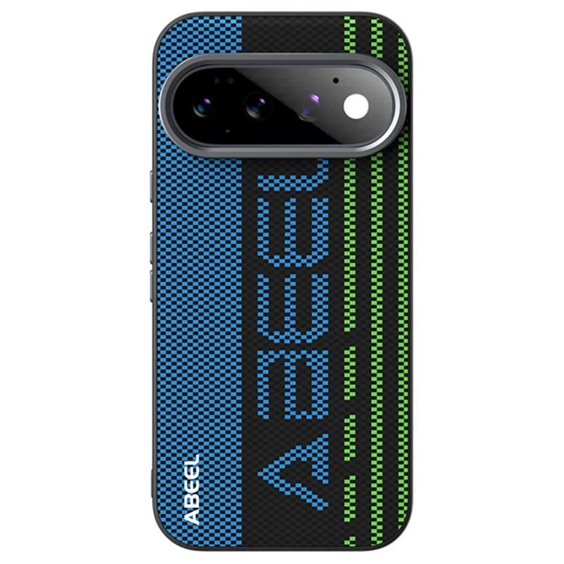 ABEEL For Google Pixel 11 / Pixel 11 Pro Magnetic Case Micro-Embossing 6D Printed PC TPU Aluminum Alloy Leather Phone Cover - Outstanding No. 1