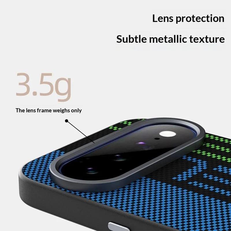 ABEEL For Google Pixel 11 / Pixel 11 Pro Magnetic Case Micro-Embossing 6D Printed PC TPU Aluminum Alloy Leather Phone Cover - Outstanding No. 1