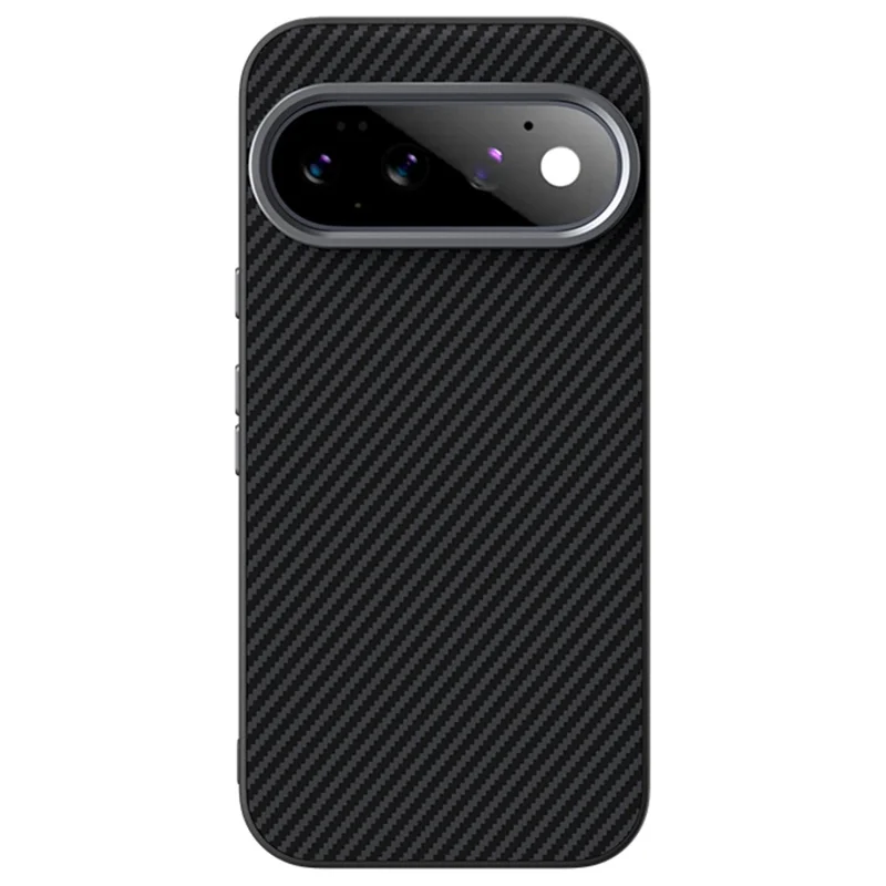 ABEEL för Google Pixel 11 / Pixel 11 Pro Magnetisk Skal med Kolfiberstruktur TPU PC PU Telefonbakdäck - Svart
