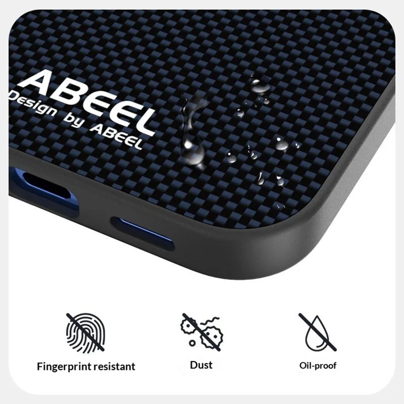 ABEEL for Google Pixel 11 Pro XL Magnetic Case Printed PC TPU Aluminum Alloy Leather Phone Cover - Black