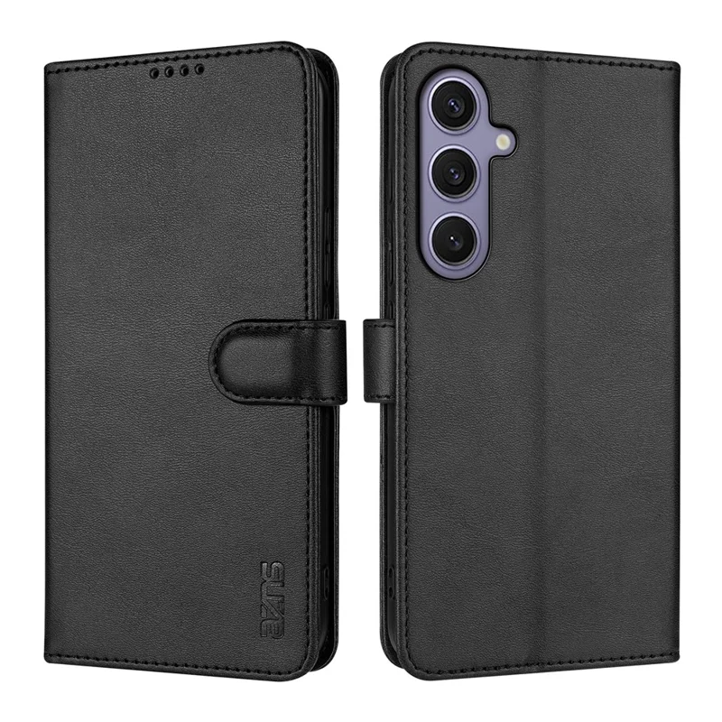 AZNS til Samsung Galaxy S26 FE Case PU-læder Wallet telefonbeskytning - Sort