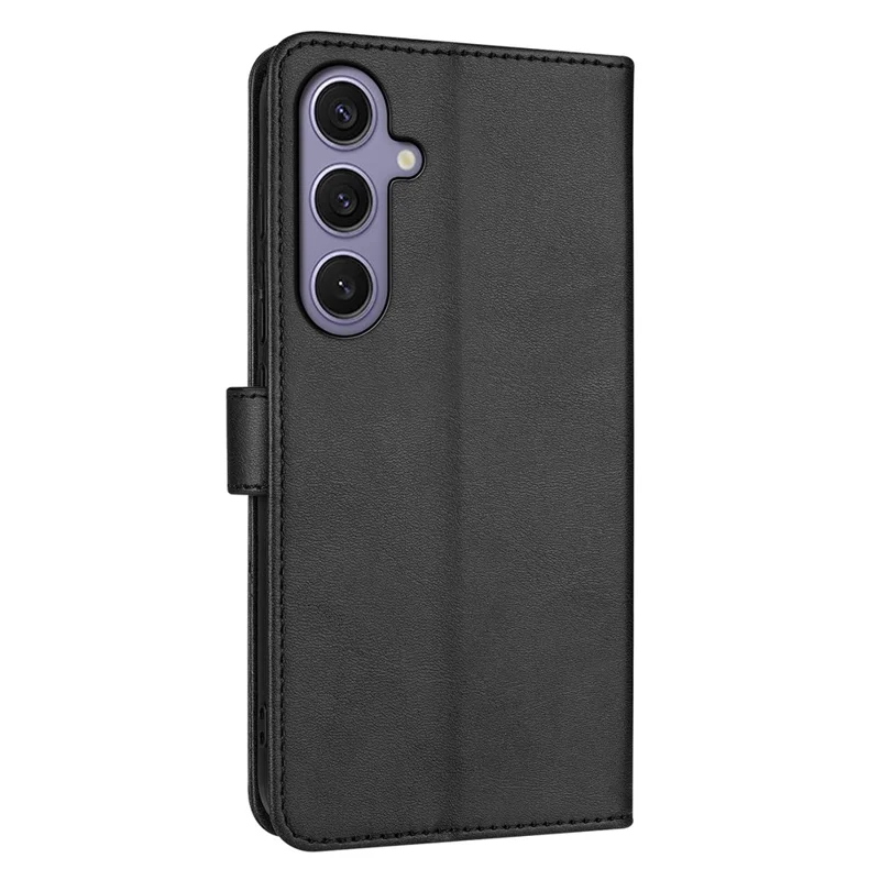 AZNS til Samsung Galaxy S26 FE Case PU-læder Wallet telefonbeskytning - Sort