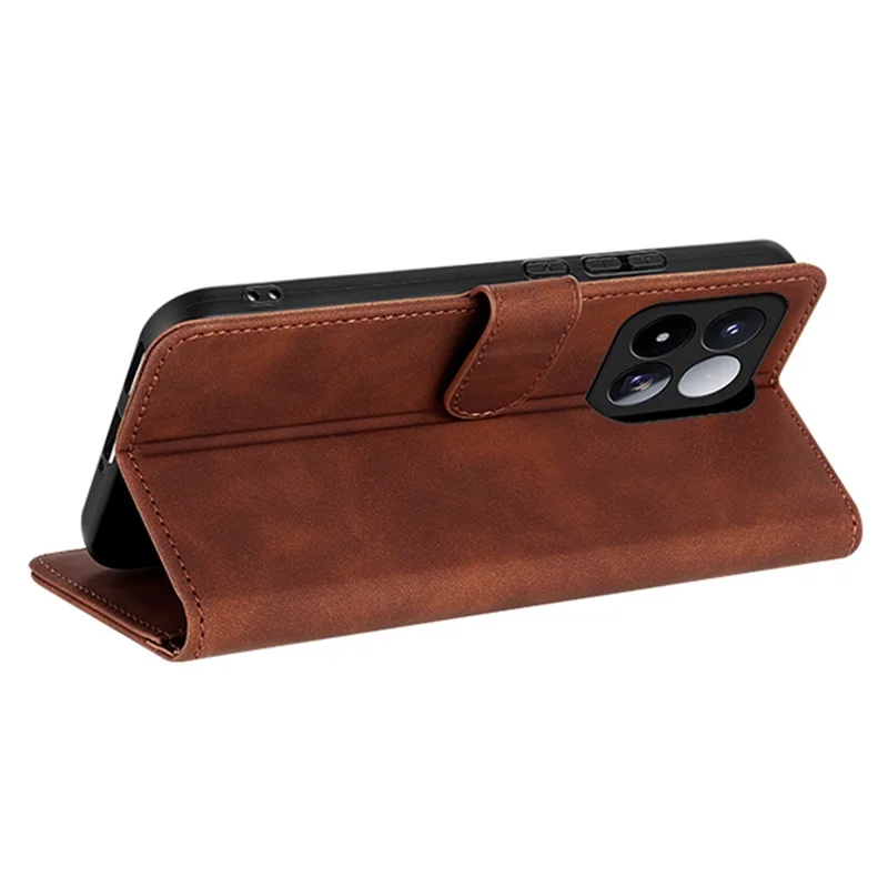AZNS Für Xiaomi 17 Max Hülle PU-Leder Brieftaschen-Handytasche - Braun