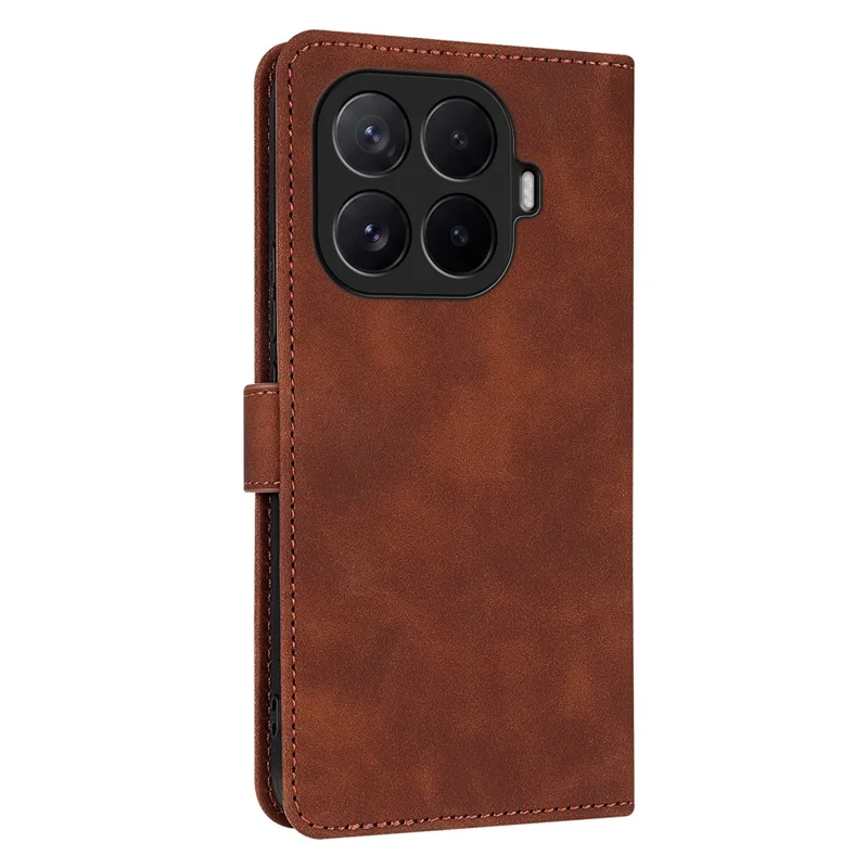 AZNS Für Xiaomi 17T Tasche PU-Leder Brieftasche Handyhülle - Braun