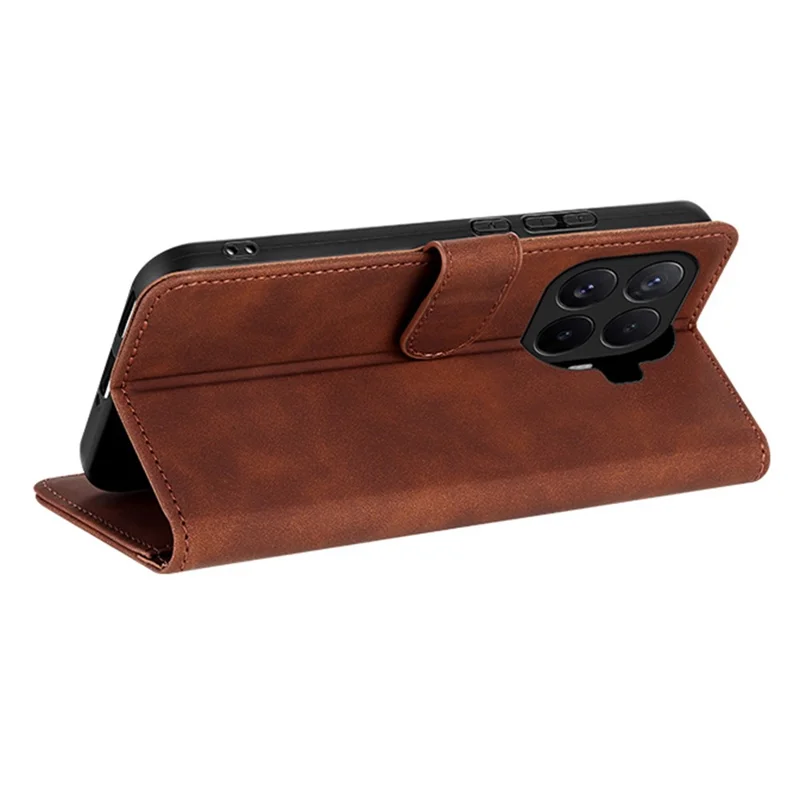 AZNS Für Xiaomi 17T Pro Tasche PU-Leder Brieftasche Handyhülle - Braun