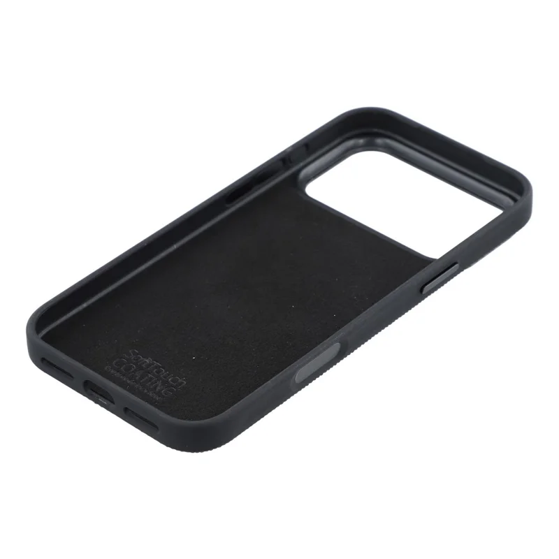 X-LEVEL لجهاز iPhone 17 Pro Max غطاء مغناطيسي بحامل قابل للدوران وملمس نسيجي من الجلد + غطاء هاتف من مادة البولي كربونات + TPU - أسود