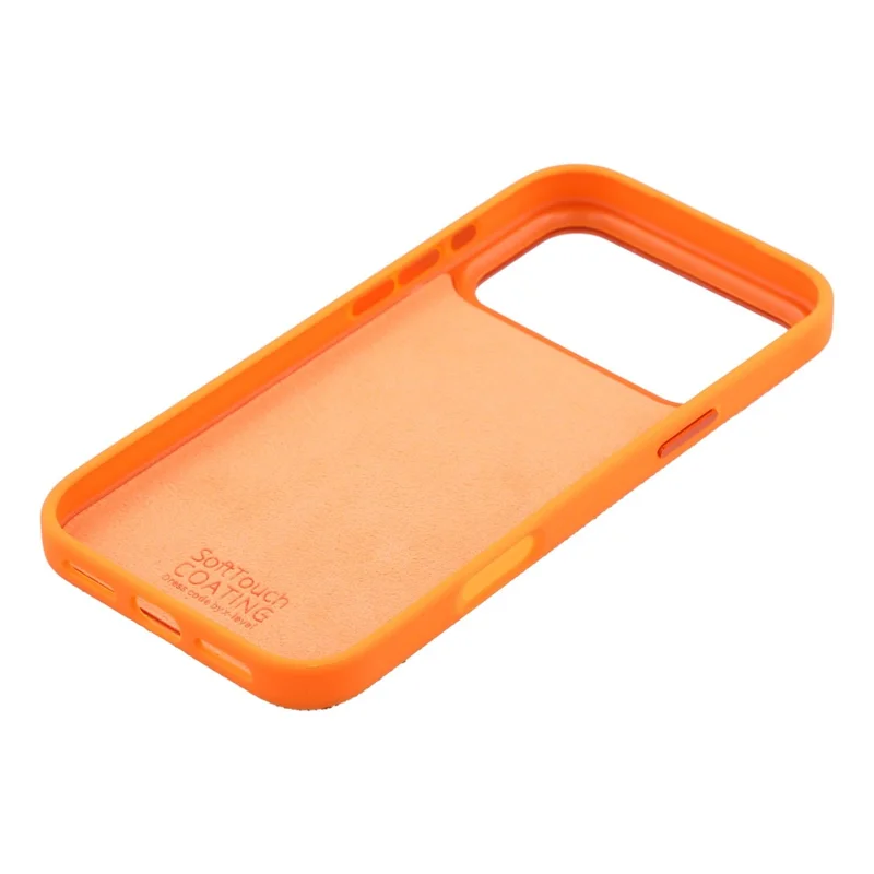 X-LEVEL لجهاز iPhone 17 Pro غطاء مغناطيسي دوار بحامل قابل للطي قماش مزخرف + جلد + PC + غطاء هاتف TPU - برتقالي