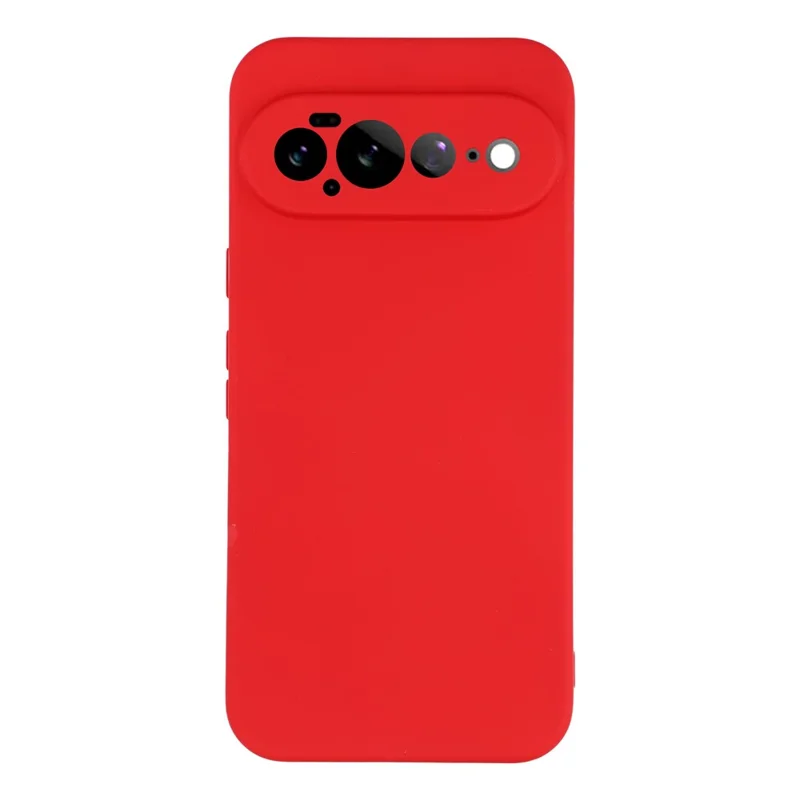 AMORUS para Google Pixel 11 Pro XL Capa com Recortes Precisos, Revestimento em Fibra TPU, Capa à Prova de Choques - Vermelho