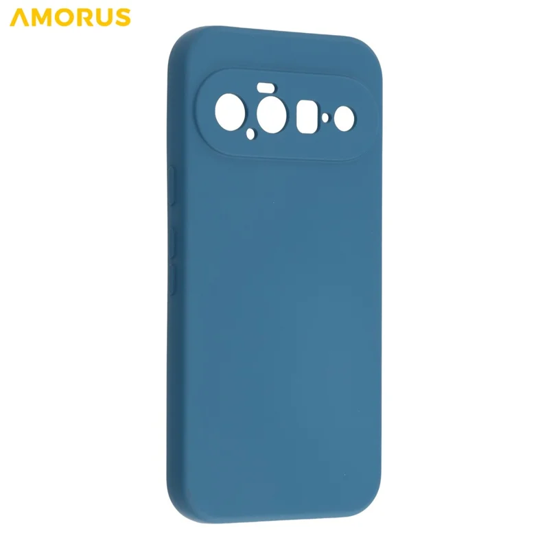 AMORUS voor Google Pixel 11 Hoesje Precieze Uitsparingen TPU Binnenbekleding met Vezels Stootvaste Telefoonhoes - Safran